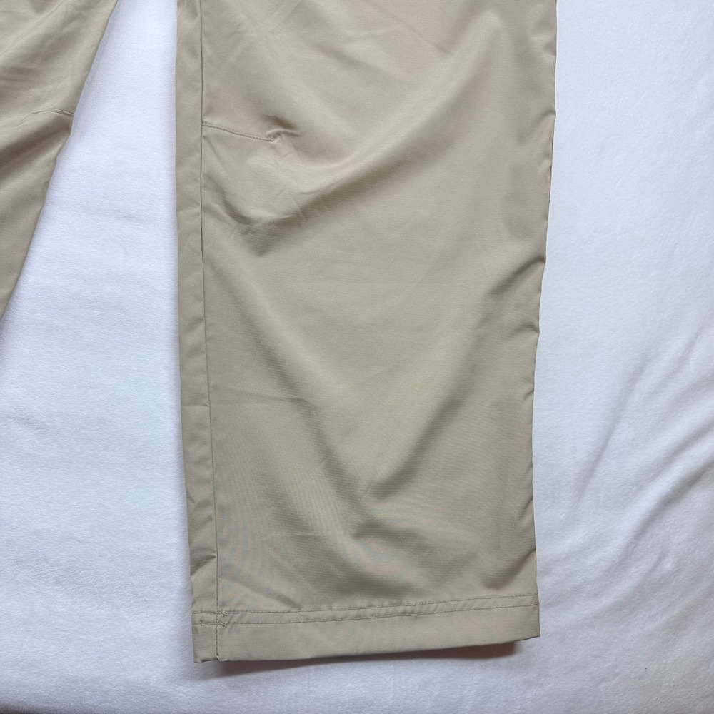Columbia Convertible Hiking Pants Womens 16 Short Tan Khaki Zip Off Cargo XK0783 - Picture 15 of 16
